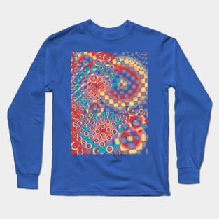 Retro Psychedelic Long Sleeve T-Shirt